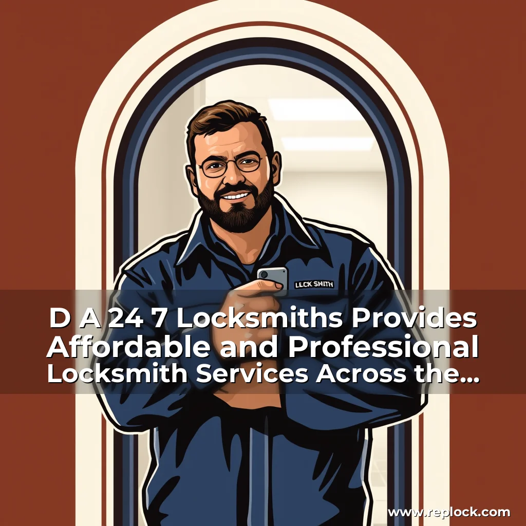Read more about the article D  A 24  7 Locksmiths Provides Affordable and Professional Locksmith Services Across the united states