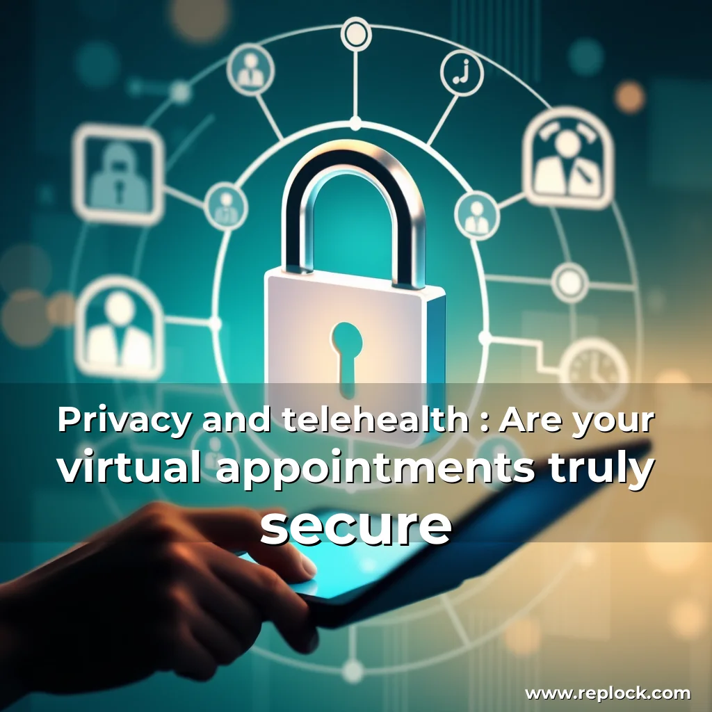 You are currently viewing Privacy and telehealth : Are your virtual appointments truly secure