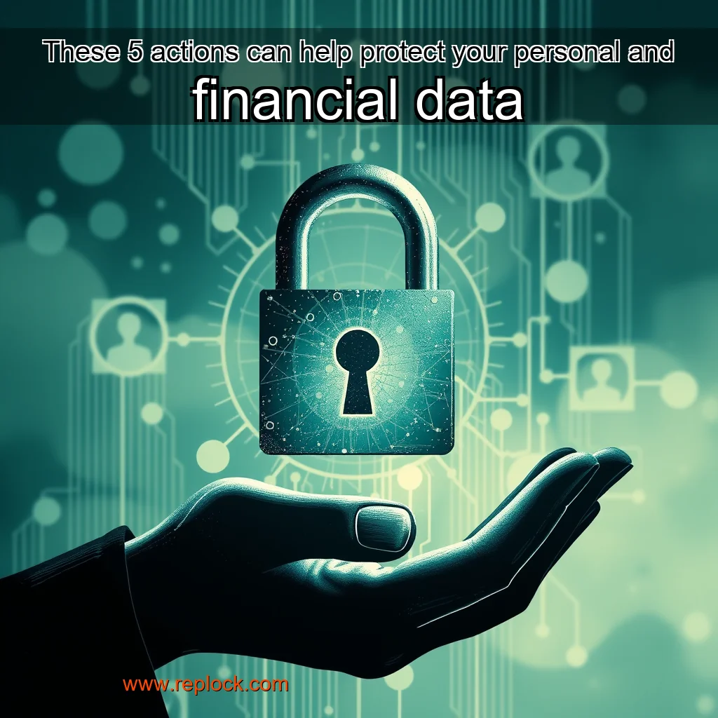 You are currently viewing These 5 actions can help protect your personal and financial data