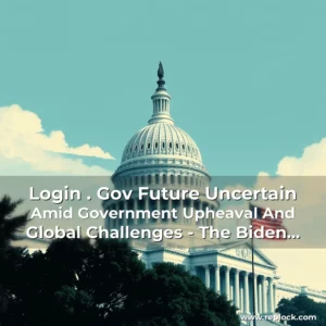 Read more about the article Login . Gov Future Uncertain Amid Government Upheaval And Global Challenges – The Biden Administration’S Uncertain Future Amid Government Upheaval And Global Challenges!