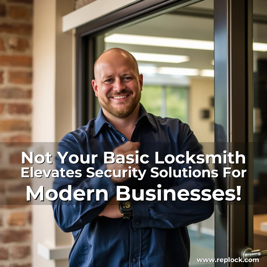Read more about the article Not Your Basic Locksmith Elevates Security Solutions For Modern Businesses!