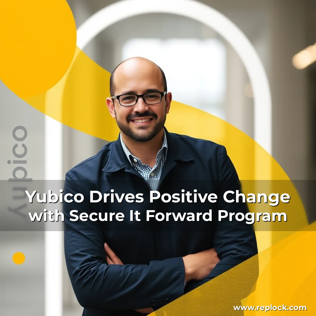 Read more about the article Yubico Drives Positive Change with Secure It Forward Program
