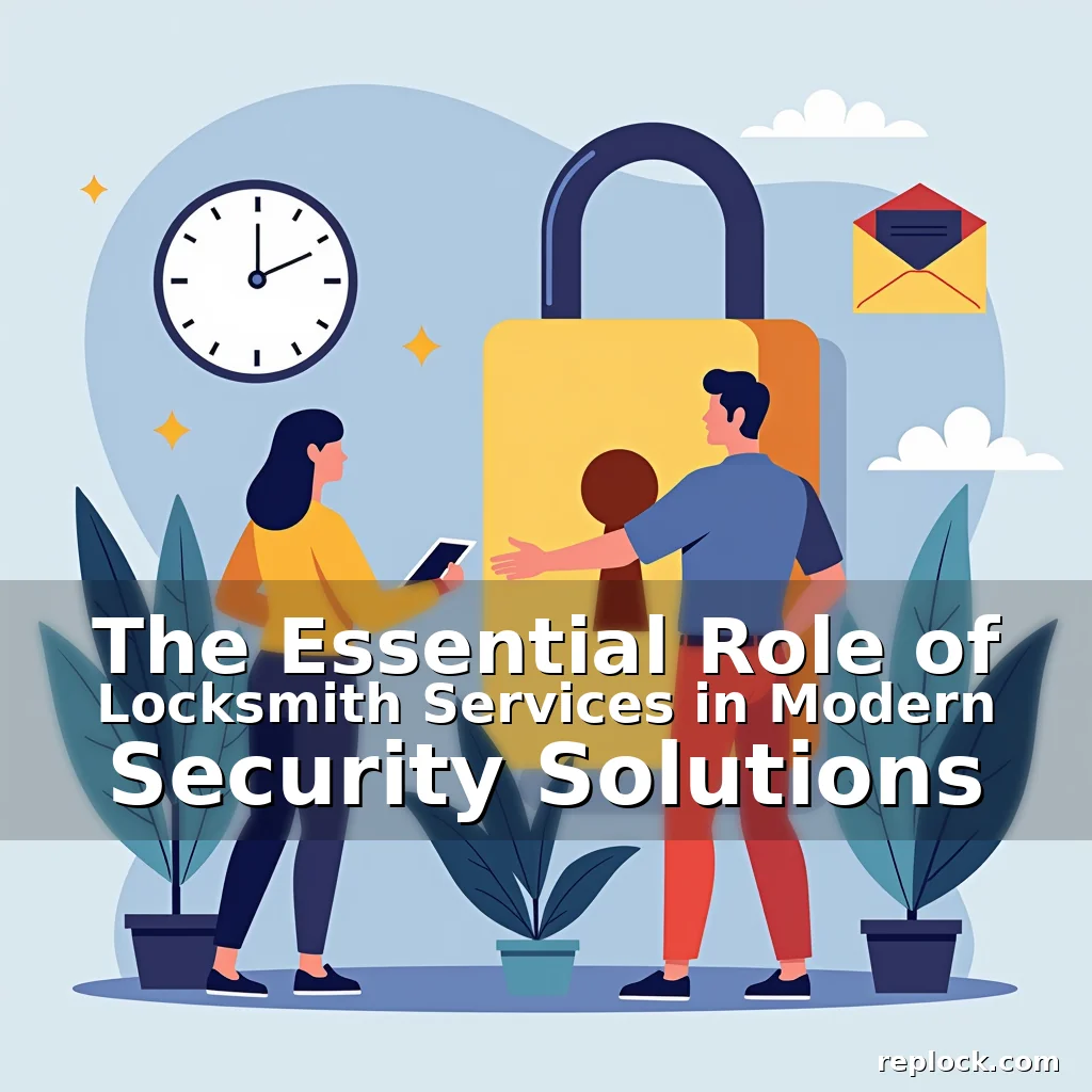Read more about the article The Essential Role of Locksmith Services in Modern Security Solutions