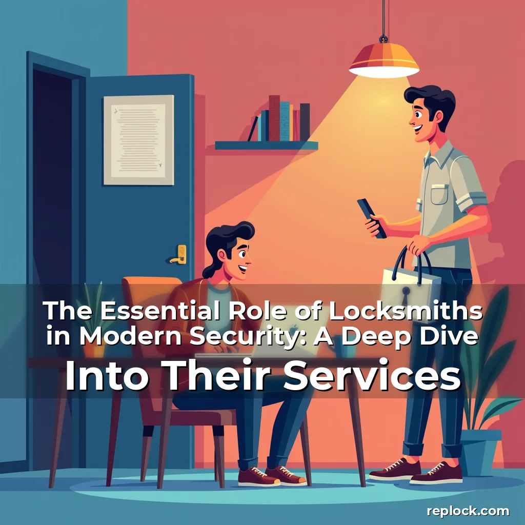 Read more about the article The Essential Role of Locksmiths in Modern Security: A Deep Dive Into Their Services